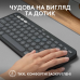 Клавіатура Logitech K380s Pebble Keys 2 Tonal Graphite (6915629)