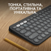 Клавіатура Logitech K380s Pebble Keys 2 Tonal Graphite (6915629)