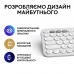 Клавіатура Logitech K380s Pebble Keys 2 Tonal White  (6915630)