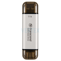 SSD накопичувач Transcend ESD310S 1TB, USB Type C/A Silver (6906887)