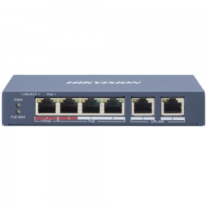 Комутатор Hikvision DS-3E0106HP-E