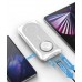 Портативний зарядний пристрій Yenkee YPB 510 - 10000 mAh PD 22,5W 3in1 Qi Wireless (White) (7058354)