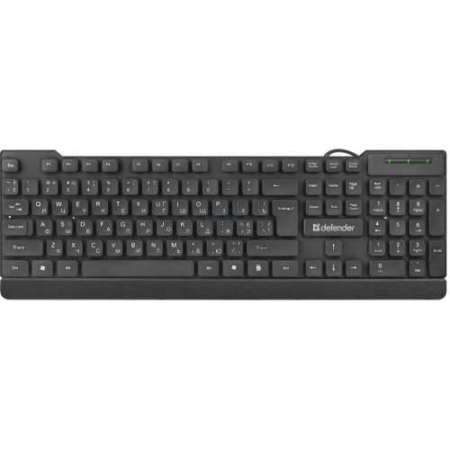 Клавіатура Defender (45192) Element HB-190 USB UKR Чорний (6790268)