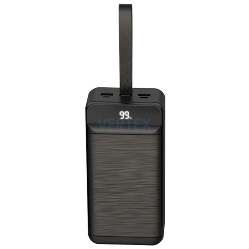 Портативний зарядний пристрій XO PR158 - 50000 mAh 3-Input PD20W + QC22.5W with light Black (7005548)