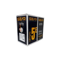 Мережевий кабель вита пара GEAR CAT.5E UTP-LSZH-CCA-4Px2x0.51 (GEC-UTPLCCA051305)