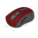 Миша Defender Accura MM-965 Wireless Red (52966) (6294157)