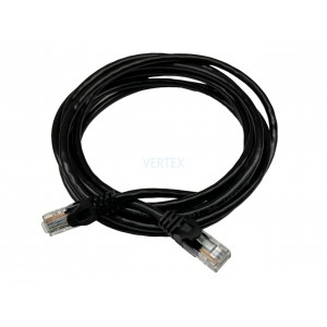 Патч-корд GEAR САТ.5E UTP CCA 24AWG 30 м чорний (GPC-UTPCCARJ45-30B)