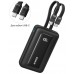 Портативний зарядний пристрій Anker Zolo - 20000 mAh 45W Built-In Dual USB-C Cables Black (7306307)