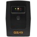 Пристрій безперебійного живлення GEAR 600VA/360W LED plastic RJ45+USB (GU-600PL)
