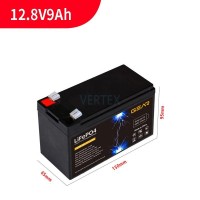 Акумуляторна батарея GEAR LiFePo4 12.8V / 9 Ah (115Wh) (GB-LiFePo4-12.8-9)