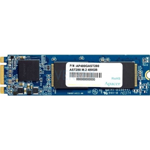 SSD накопичувач Apacer AST280 480GB M.2 SATA TLC (AP480GAST280-1) (6467763) SSD накопичувач Apacer AST280 480GB M.2 SATA TLC (AP480GAST280-1) (6467763)