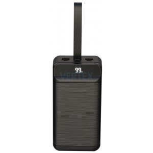 Портативний зарядний пристрій XO PR157 - 40000 mAh 3-Input PD20W + QC22.5W with light Black (6984210)