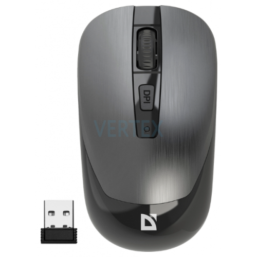 Миша Defender Wave MM-995 Wireless GRAY (52993) (6918377)