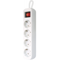 Мережевий фільтр Defender S430 3.0 m 4 роз Switch White UA (992380) (6922310)