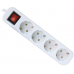 Мережевий фільтр Defender S418 1.8 m 4 роз Switch White UA (992370) (6922309)