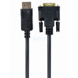 Кабель Cablexpert DisplayPort - DVI 1 м (CC-DPM-DVIM-1M)