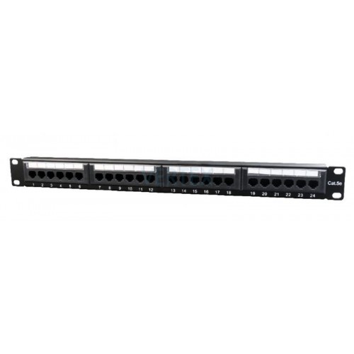 Патч-панель Cablexpert (NPP-C524CM-0011) 19" 24 порти, UTP, cat.5e