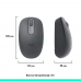 Миша Logitech M196 Bluetooth Graphite (L910-007459)  (7031695)