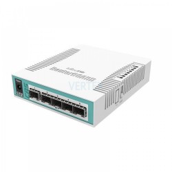 Ошляд:  Керований комутатор 3 рівня MikroTik Cloud Router Switch CRS106-1C-5S