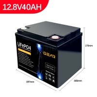 Акумуляторна батарея GEAR LiFePo4 12.8V/40 Ah (512Wh) (GB-LiFePo4-12.8-40)