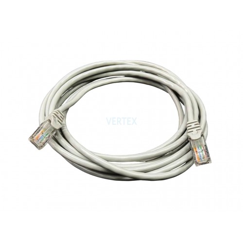 Патч-корд GEAR CAT.5E UTP CCA 24AWG 0.5 м сірий (GPC-UTPCCARJ45-0.5G)