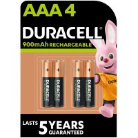 Акумулятори Duracell Rechargeable AAА 900 mAh, 4 шт. (6486619)