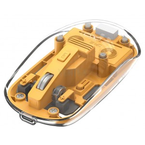 Миша XO M12 Bluetooth wireless transparent Yellow (7106511)