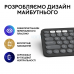 Клавіатура Logitech K380s Pebble Keys 2 Tonal Graphite (6915629)