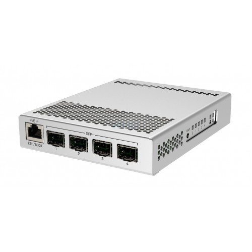 Комутатор MikroTik CRS305-1G-4S+IN (1x1GE, 4xSFP+, Dual PSU, L3)