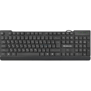 Клавіатура Defender (45192) Element HB-190 USB UKR Чорний (6790268)