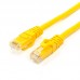 Патч-корд UTP Atcom RJ45, Cat.6, мідь, 1 м, жовтий