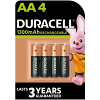 Акумулятори Duracell Rechargeable AA 1300 mAh, 4 шт. (6832572)