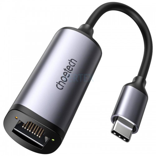 Мережевий адаптер Choetech HUB-R02 USB-C to RJ45 2.5Gbps