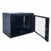 Шафа серверна настінна з полицею GEAR 9U 19'' 530x400x450 мм., Чорна (GWMSN-9U)