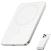 Портативний зарядний пристрій Anker Nano - 5000 mAh Qi2 15W MagGo Slim White (7265326)