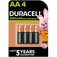 Акумулятори Duracell Rechargeable AA 2500 mAh, 4 шт. (6486621)