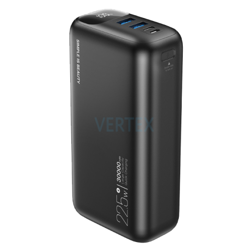 Портативний зарядний пристрій XO PR200 - 30000 mAh PD20W + QC22.5W Black (7005549)