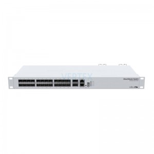 Комутатор MikroTik CRS326-24S+2Q+RM (24xSFP+, 2xQSFP+, USB, 1хRJ45)