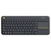 Клавіатура Logitech Wireless Touch K400 Plus, US, Black (920-007145) (6836237) Клавіатура Logitech Wireless Touch K400 Plus, US, Black (920-007145) (6836237)