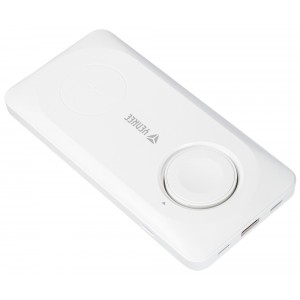 Портативний зарядний пристрій Yenkee YPB 510 - 10000 mAh PD 22,5W 3in1 Qi Wireless (White) (7058354)