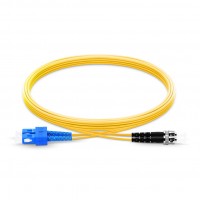 Внутрішній Оптичний патчкорд Duplex SC/UPC-ST/UPC 9/125 G657D