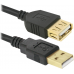 Кабель Defender USB02-06PRO USB2.0 AM-AF 1.8м, 2фер, Blister (87429) (6103797)