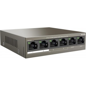 Комутатор Tenda TEF1106P-4-63W
