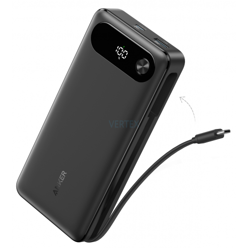 Портативний зарядний пристрій Anker PowerCore - 20000 mAh 87W PD Built-In USB-C Cable Black (7169877)