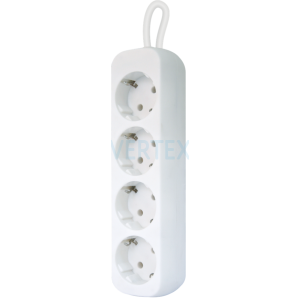 Мережевий фільтр Defender E430 3.0 m 4 роз White UA (992260) (6922301)