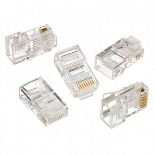 Конектор RJ 45 Cablexpert (LC-8P8C-001/100) 8P8C, із позолоченими контактами (100 шт/уп)