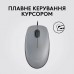 Миша Logitech M110 Silent-MID GRAY-USB-AKOYA (6857585)