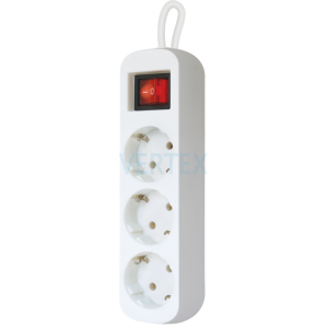 Мережевий фільтр Defender S350 5.0 m 3 роз Switch White UA (992350) (6922308)