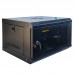 Шафа настінна серверна GEAR 6U 600x600х300 мм чорний із полицею (GWMSN-6U-600-600)