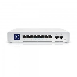 Комутатор Ubiquiti UniFi USW-Enterprise-8-PoE (8x2.5GE PoE+,2xSFP+, max PoE 120W, L3)